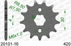 AFAM Tandwiel Voorzijde 16T - 420