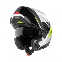 Schuberth C5 Eclipse Motorhelm -Motoraccessoires c5 eclipse wit geel detail 3 7232