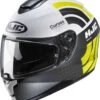 HJC C70 Curves Motorhelm -Motoraccessoires hjc c70 curves geel 33fe