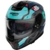 Nolan N80-8 Starscream Motorhelm -Motoraccessoires nolan n80 8 starscream blauw grijs 8873
