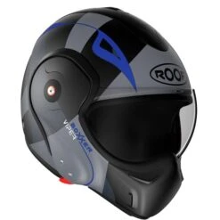 Roof BoXXer Viper Motorhelm -Motoraccessoires roof boxxer viper noir bleu mat 2 a251