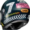 Shoei Glamster 06 Cheetah Custom Cycles TC-2 Motorhelm -Motoraccessoires shoei glamster 06 cheetah custom cycles 3 4ac3